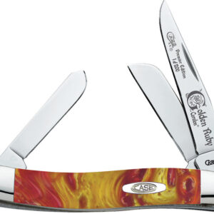 Navaja Case Cutlery Golden Ruby Stockman 9318GR