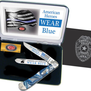 Navaja Case Cutlery American Police Trapper CAT-BC/BLUE