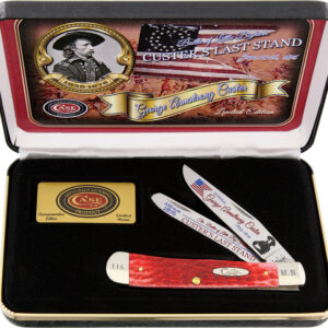 Navaja Case Cutlery Custers Last Stand Trapper CAT-CLS/RPB