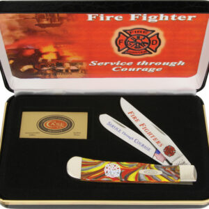 Navaja Case Cutlery Firefighter Trapper CATFF