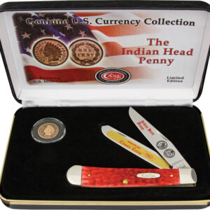 Navaja Case Cutlery Indian Head Penny Gift Set CATIHPRPB