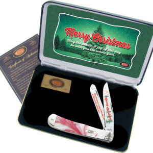 Navaja Case Cutlery Merry Christmas Trapper CAT-MC/PM