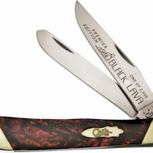 Navaja Case Cutlery Trapper Black Lava S9254BKL