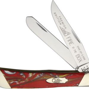 Navaja Case Cutlery Trapper Fire in the Box S9254FIB