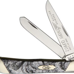 Navaja Case Cutlery Trapper Ivory Quartz S9254IQ