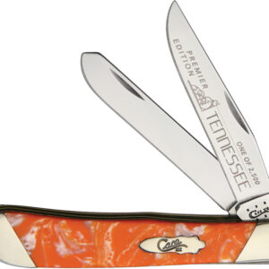Navaja Case Cutlery Trapper Tennessee Orange S9254TN