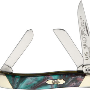 Navaja Case Cutlery Medium Stockman Coral Sea S9318CS