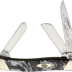 Navaja Case Cutlery Medium Stockman Ivory Quartz S9318IQ