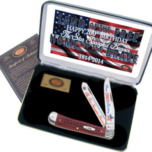 Navaja Case Cutlery Star Spangled Banner Trapper CAT-SSB/RPB