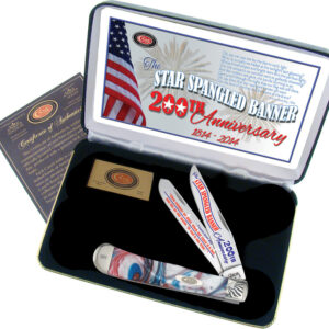 Navaja Case Cutlery Star Spangled Trapper CASSBSTAR