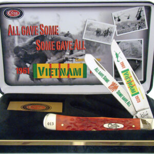 Navaja Case Cutlery Vietnam Trapper Gift Set CAT-VIET
