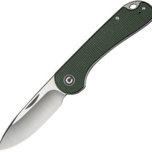 Navaja Civivi Elementum Slip Joint Green C18062AJ-2