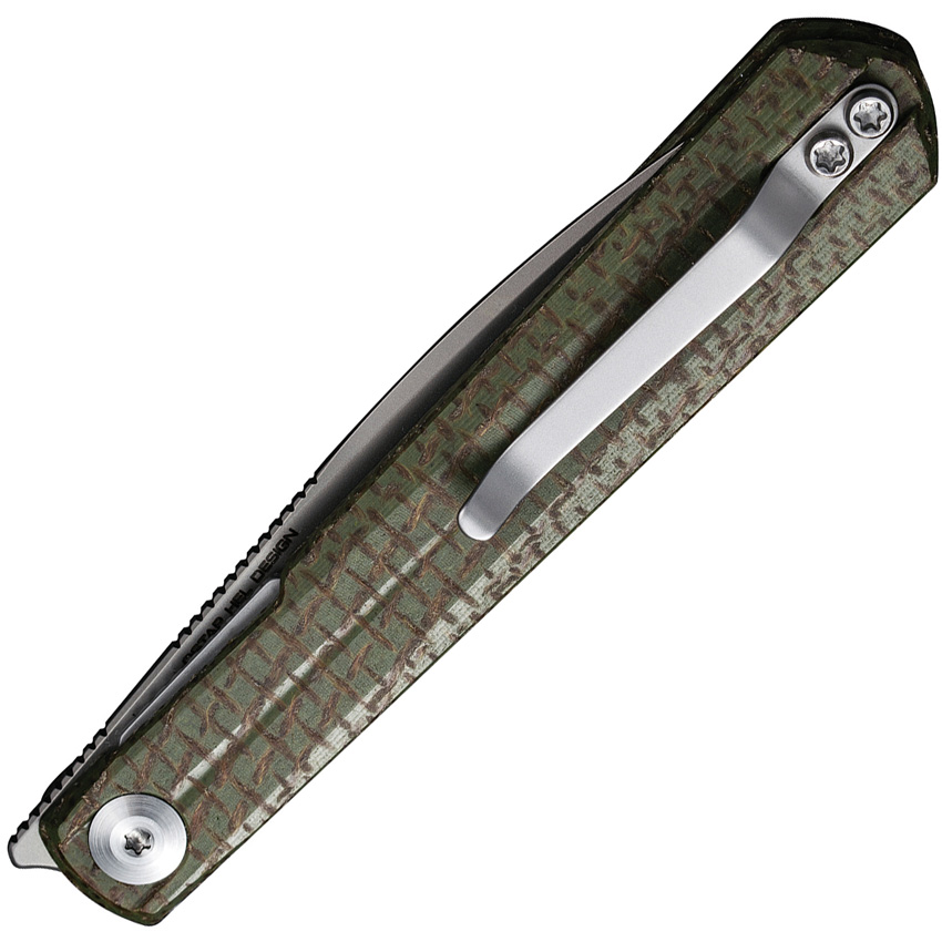 Navaja Civivi Clavi Linerlock Green Micarta C21019-3 - Image 2