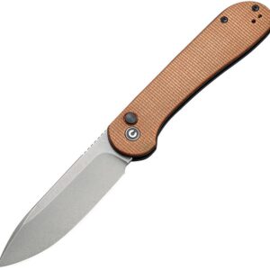 Navaja Civivi Elementum Button Lock Brown C2103D