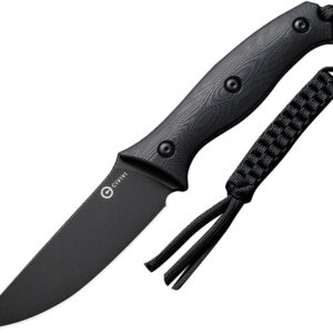 Navaja Civivi Stormridge Fixed Blade Black C230411