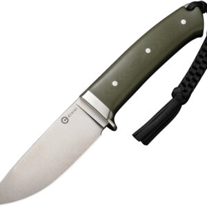 Navaja Civivi Cloud Peak Fixed Blade Grn C23044-2