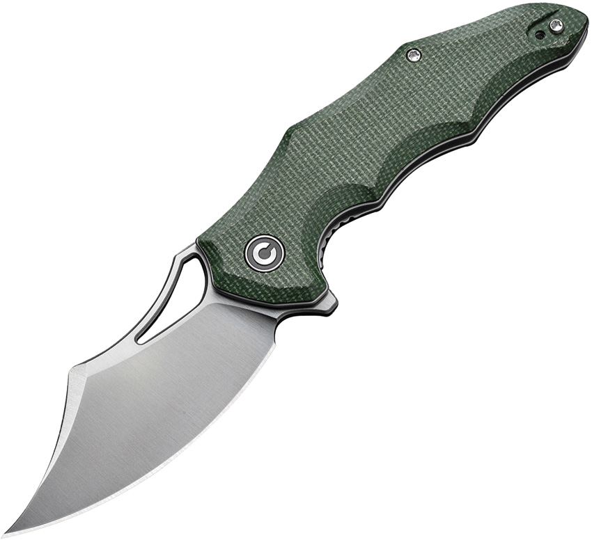 Navaja Civivi Chiro Linerlock Green Micarta C23046-2
