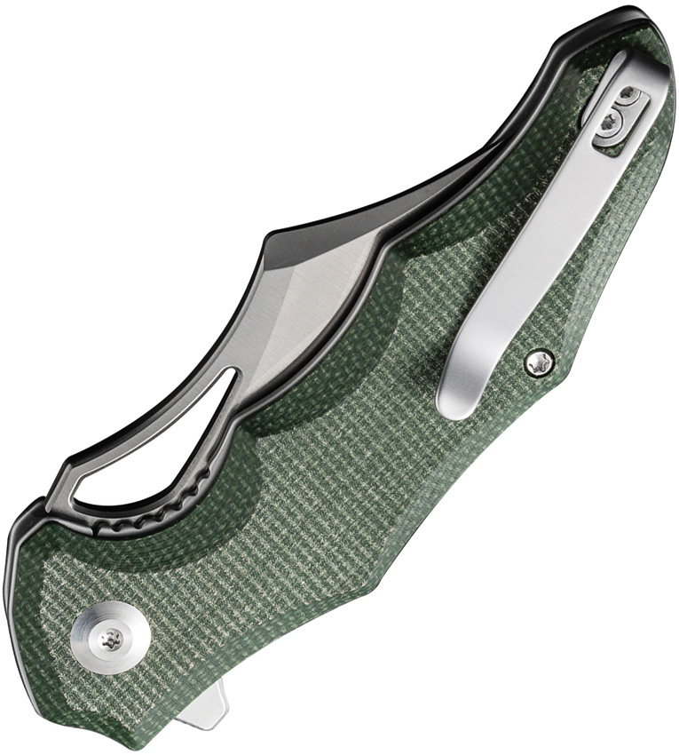 Navaja Civivi Chiro Linerlock Green Micarta C23046-2 - Image 2
