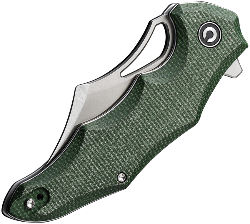 Navaja Civivi Chiro Linerlock Green Micarta C23046-2 - Image 6