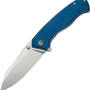 Navaja Civivi Placoid Linerlock Blue C23079-2