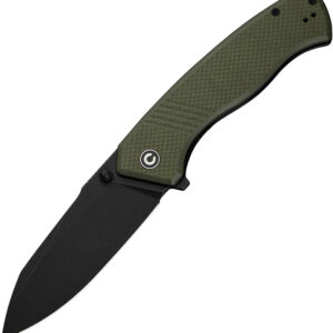 Navaja Civivi Placoid Linerlock Green G10 C23079-3
