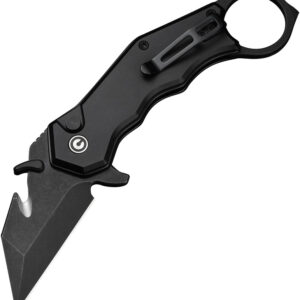 Navaja Civivi Amaroq Button Lock Black C240182