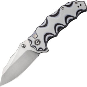 Navaja Civivi Natterjack Button Lock Blk/Wht C24028-3