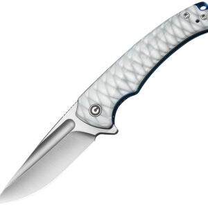 Navaja Civivi Voidflare Linerlock Wht Resin C24040-2