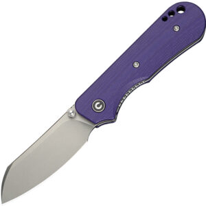 Navaja Civivi Crabby Linerlock Purple C24055-2