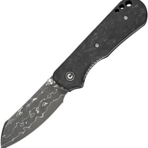 Navaja Civivi Crabby Linerlock Damascus C24055-DS1