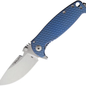 Navaja DPx Gear HEST F Framelock Blue Ti DPHSF010