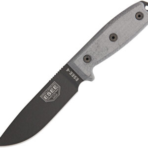Cuchillo ESEE Model 4 Stainless Plain ESEE-4P-MB-B