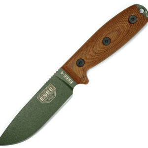 Cuchillo ESEE Model 4 OD Green Blade Natural 4POD-011