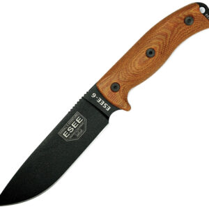Cuchillo ESEE Model 6 Black Natural 6PB-011