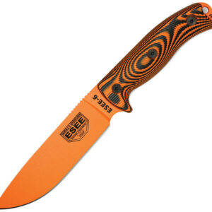 Cuchillo ESEE Model 6 Fixed Blade Orange 6POR-006