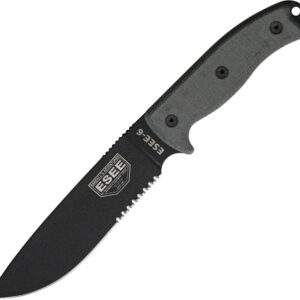 Cuchillo ESEE Model 6 Part Serrated ESEE-6S-B