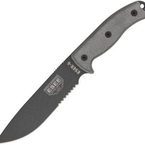 Cuchillo ESEE Model 6 Serrated Tactical ESEE-6S-TG