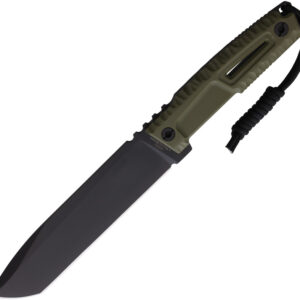 Cuchillo Extrema Ratio Tuscan Fixed Blade Green 04.1000.0106BLK-GRN