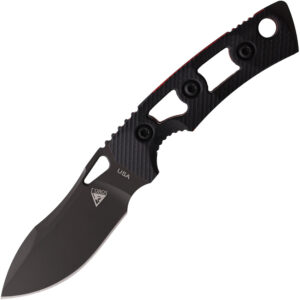 Cuchillo Fobos Knives Tier 1 Mini Mini PVD/Blk TIER1 MINI MINI PVD GBLK/RED