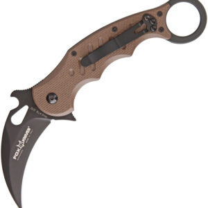 Navaja Fox Karambit Dark Earth G-10 479-E