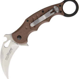 Navaja Fox Karambit Dark Earth G-10 Stone 479 -E-SW