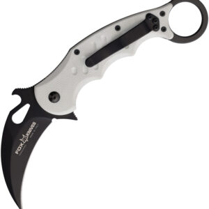 Navaja Fox Karambit Linerlock White G10 FX-479 W