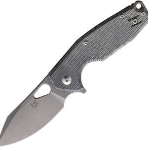 Navaja Fox Yaru Linerlock Black Micarta 527LIMB