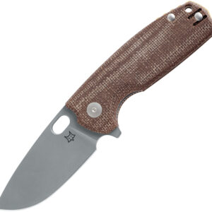 Navaja Fox Core Linerlock Brown Micarta FX-604MBR