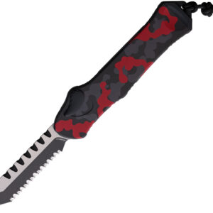 Navaja automática Heretic Knives Auto Hydra OTF Recurve Red H006-10C-RCAMO