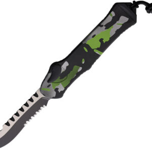 Navaja automática Heretic Knives Auto Hydra OTF Recurve Camo H008-10B-HCAMO