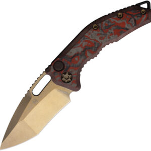 Navaja automática Heretic Knives Auto Medusa Button Lock RedCF H012-7A-RDCC
