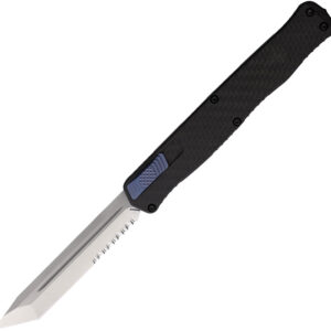Navaja automática Heretic Knives Auto Cleric II OTF CF/Blue H019-2B-CF/BLU