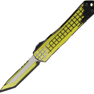 Navaja automática Heretic Knives Auto Manticore S OTF Yellow H023F-CS-YW