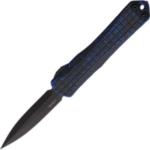 Navaja automática Heretic Knives Auto Manticore S OTF DE Blu H024F-6A-BKBLU